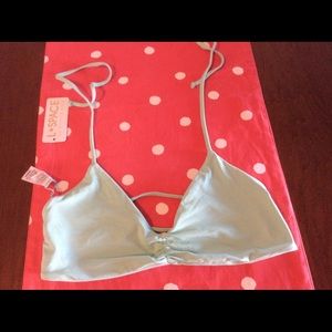 Mint green L*Space bikini top